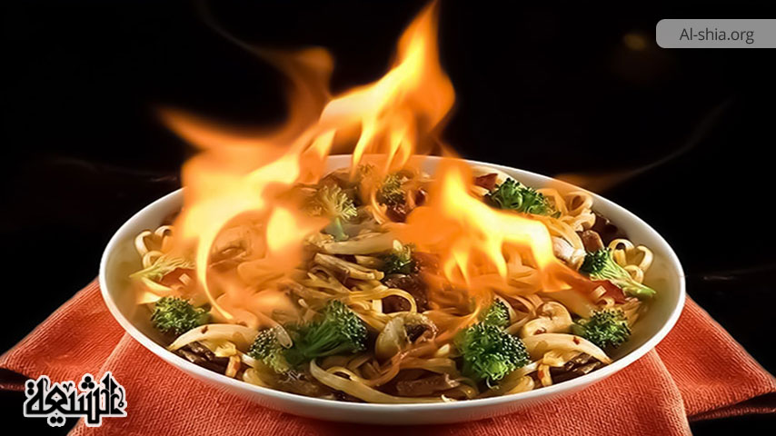 التوصية بالطعام الحلال وعواقب اللقمة الحرام