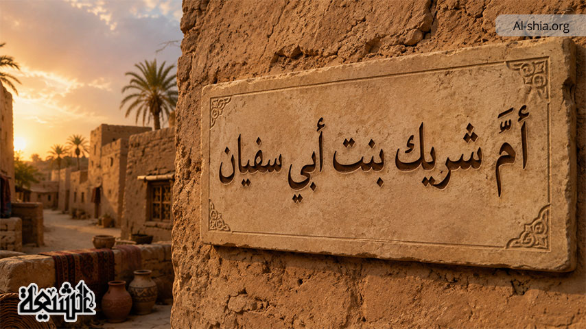 أمّ شريك بنت أبي سفيان وما نزلت فيها من الآيات
